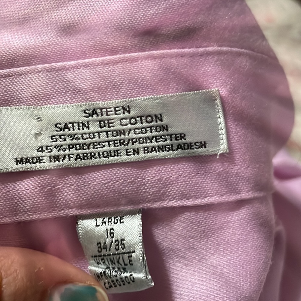 pink button down ! - Picture 3 of 3